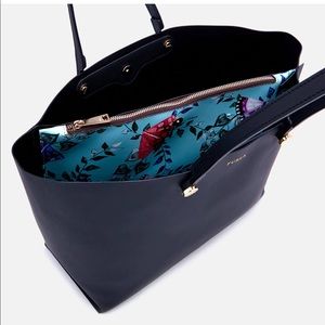 Leather tote bag, Furla